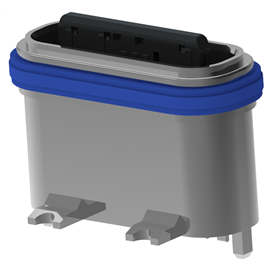 XB-TYPE C 8P-14  type C 8P porte - méduse anti - encastrement l = 7,15 mm (avec tôle d'acier) (boîtier en alliage de zinc en U)